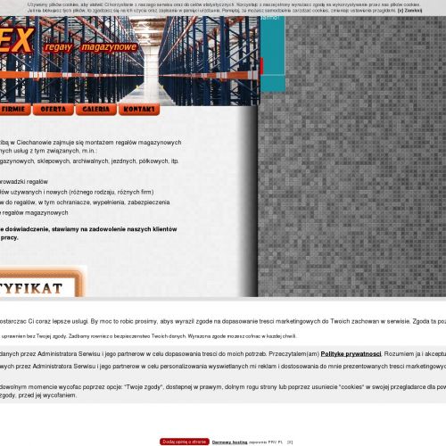 Montaż regałów paletowych