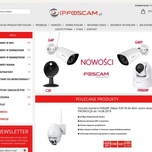 Monitoring do sklepu