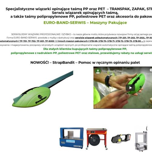 Taśma spinająca poliestrowa