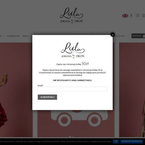 Sukienka koktajlowa polski projektant