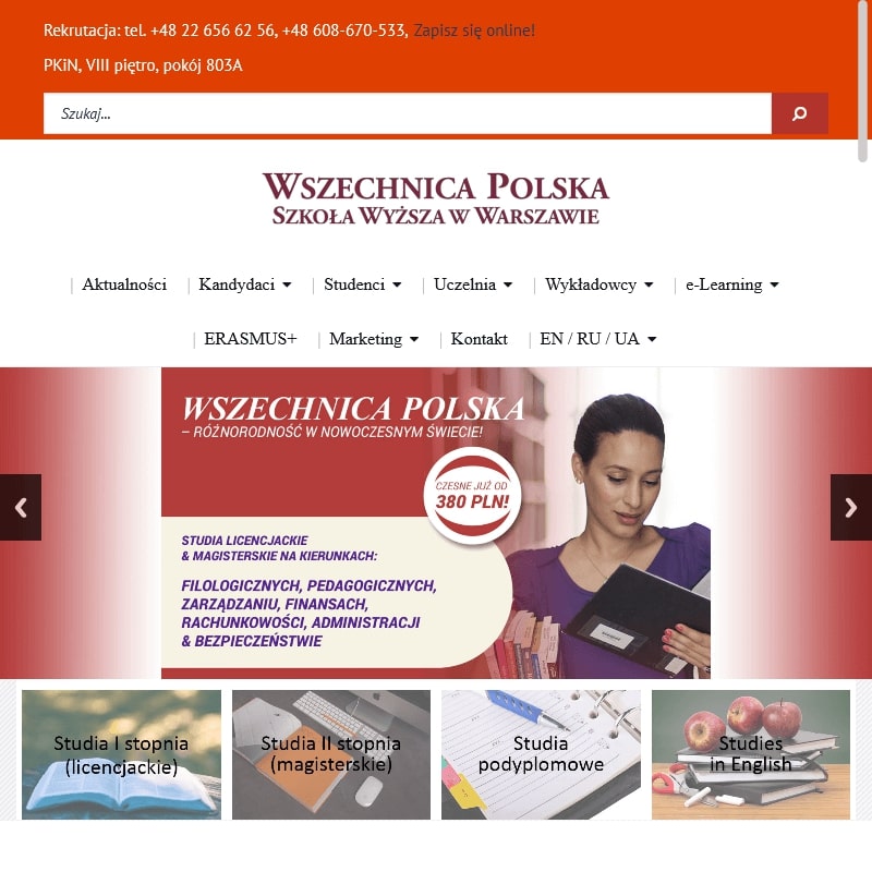 Warszawa - studia zaoczne warszawa kierunki