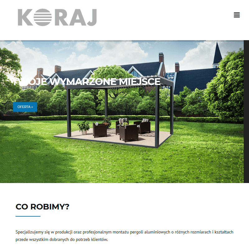 Zadaszenie tarasu pergola