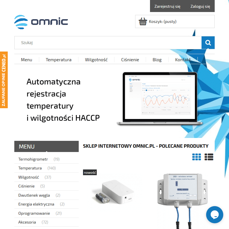 Rejestrator temperatury sklep internetowy - Warszawa